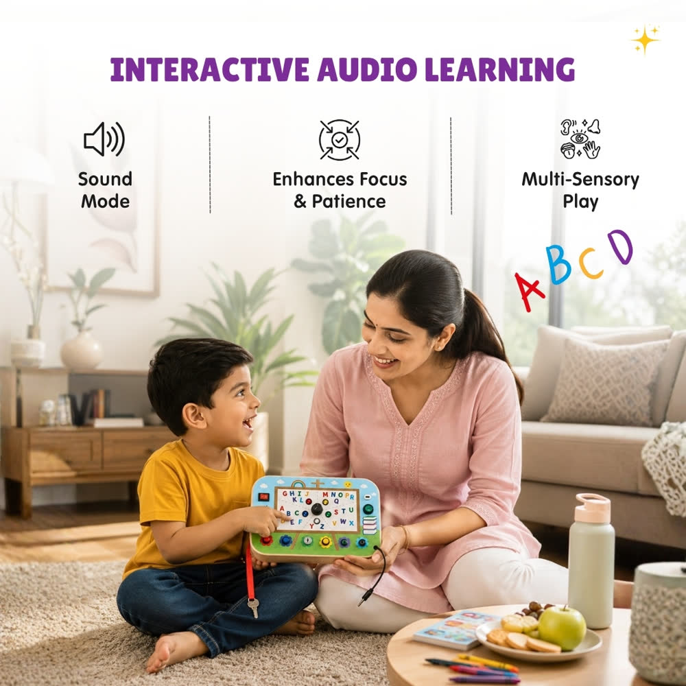 Interactive audio learning — sound mode, focus, multi-sensory
